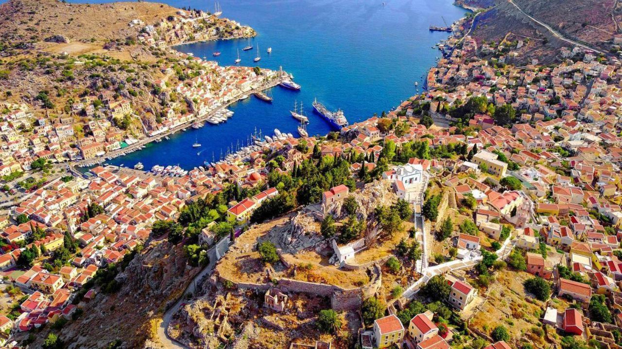 Marthas Traditional House Symi Exterior foto